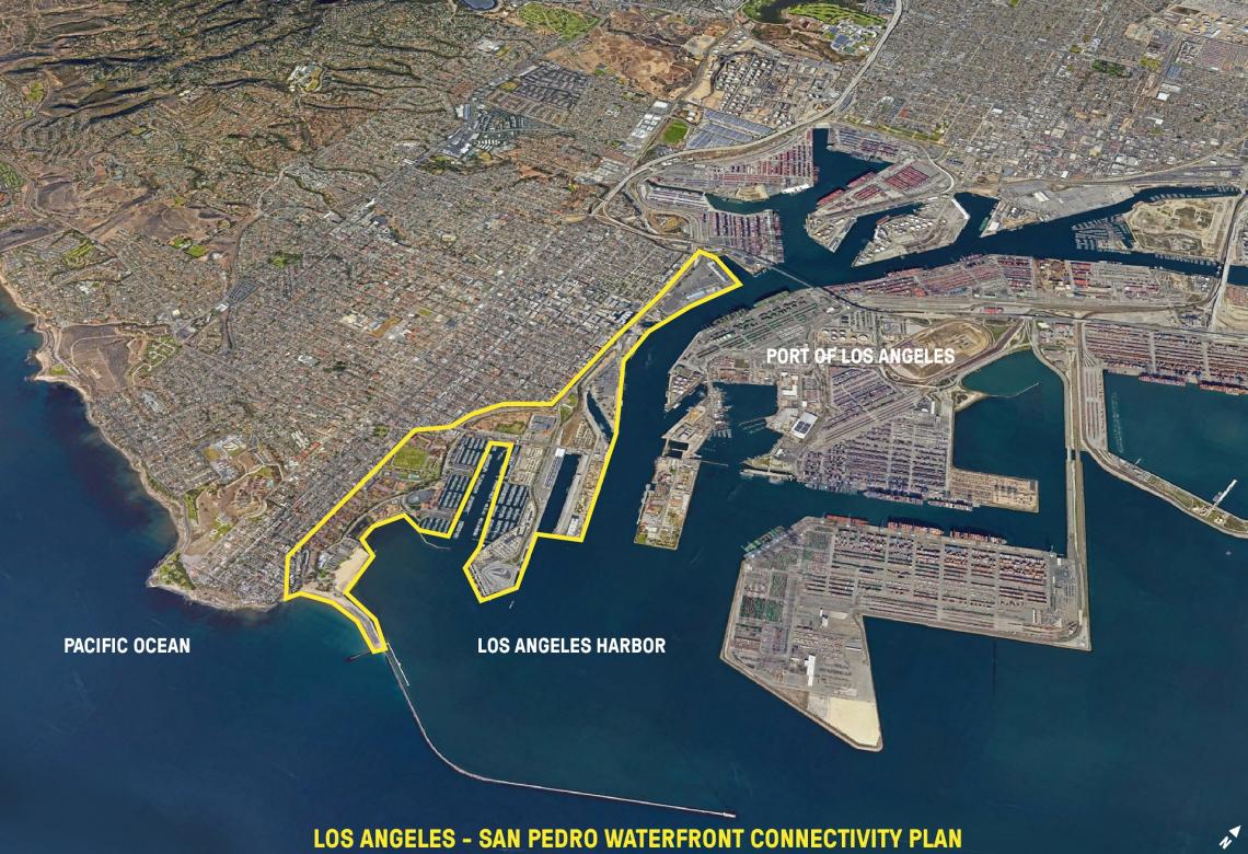 Here s a look at the draft San Pedro waterfront connectivity plan